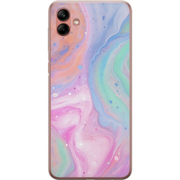 Samsung Galaxy A04 Genomskinligt Skal Pastellmarmor