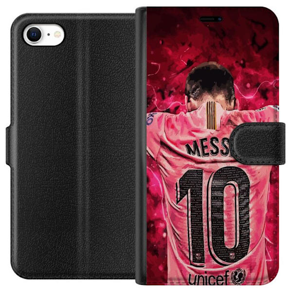 Apple iPhone 6 Plånboksfodral Messi Fotboll Barcelona Argentina Motiv Legendarisk Spelare FC Barcelona Nummer 10 Sport Fotboll