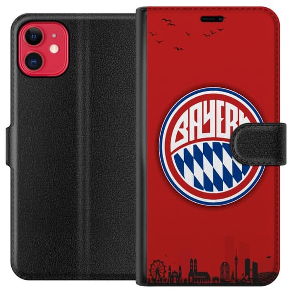 Kompatibel Tegnebogsetui til Apple iPhone 11 FC Bayern München