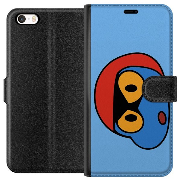 Apple iPhone 5 Plånboksfodral Bold Bot Head