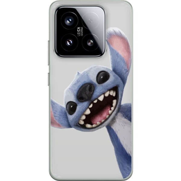 Xiaomi 15 Gennemsigtig cover Stitch i fart - Kawaii-design til