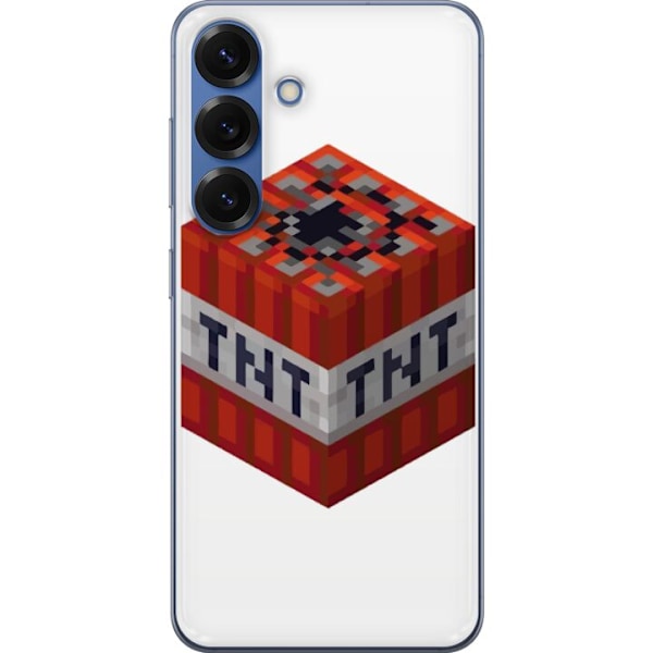 Samsung Galaxy S25+ Genomskinligt Skal Minecraft TNT