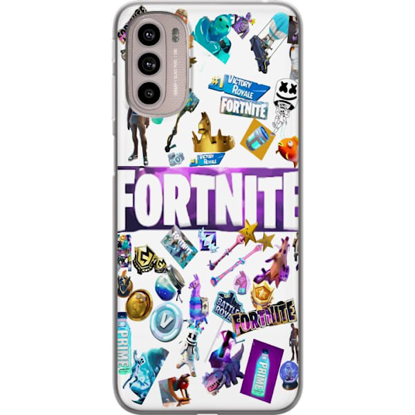 Motorola Moto G41 Gennemsigtig cover Fortnite