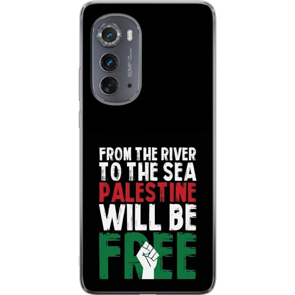 Motorola Edge (2022) Gjennomsiktig deksel Fri Palestina