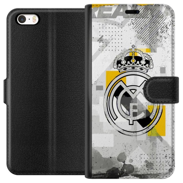 Apple iPhone 5 Lompakkokotelo Real Madrid