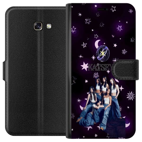 Kompatibelt Lommeboketui til Samsung Galaxy A3 (2017) KATSEYE lila