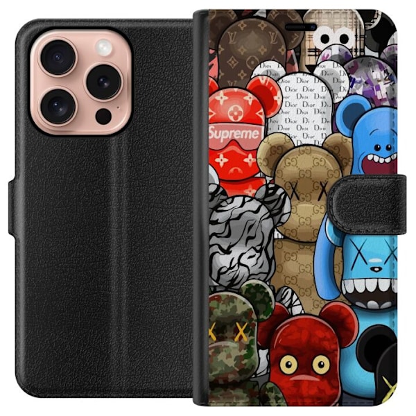 Apple iPhone 16 Pro Tegnebogsetui Teddy