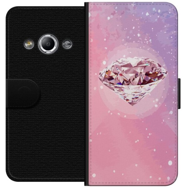 Samsung Galaxy Xcover 3 Plånboksfodral Glitter Diamant