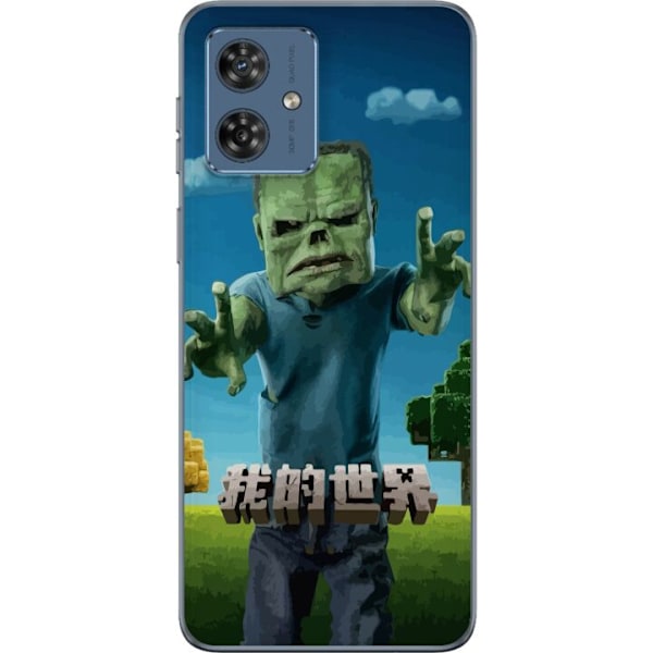 Motorola Moto G54 Läpinäkyvä kuori A Minecraft Movie