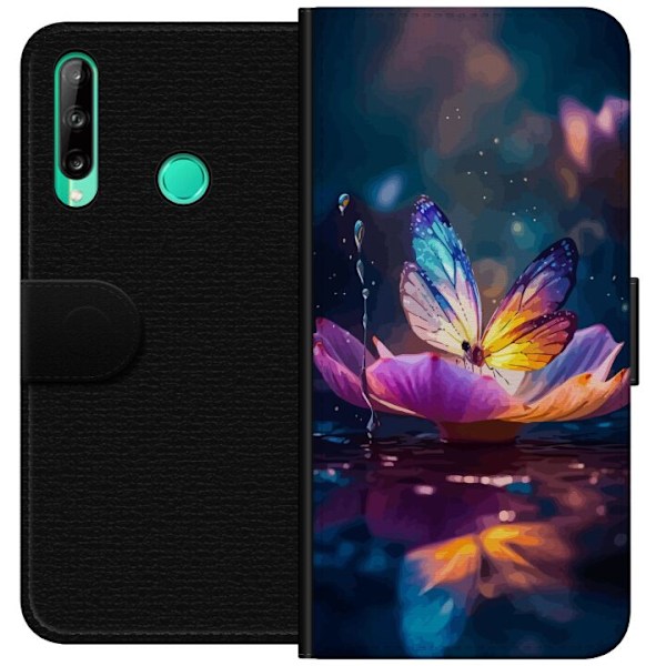 Huawei P40 lite E Lommeboketui Butterfly