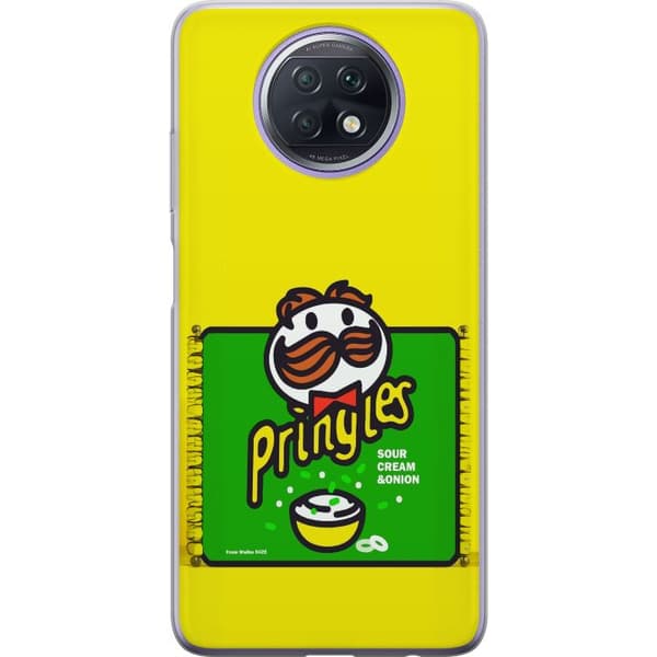 Kompatibelt Mobilskal till Xiaomi Redmi Note 9T Pringles gul