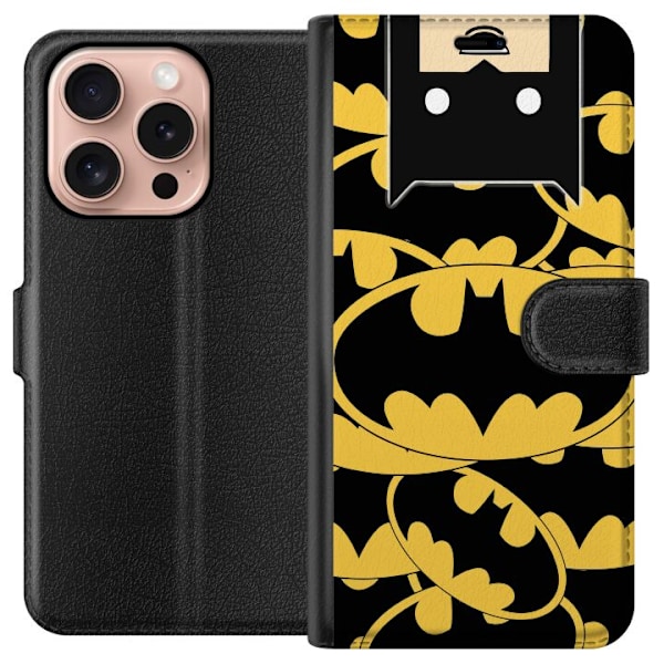 Apple iPhone 16 Pro Lommeboketui Batman