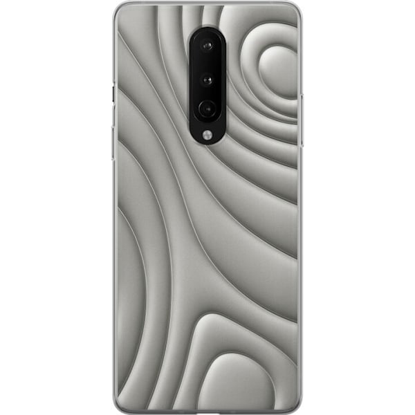 OnePlus 8 Läpinäkyvä kuori Hopea-aallot