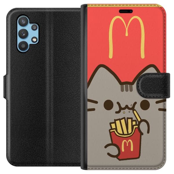 Kompatibel Tegnebogsetui til Samsung Galaxy A32 5G Mc D Kawaii