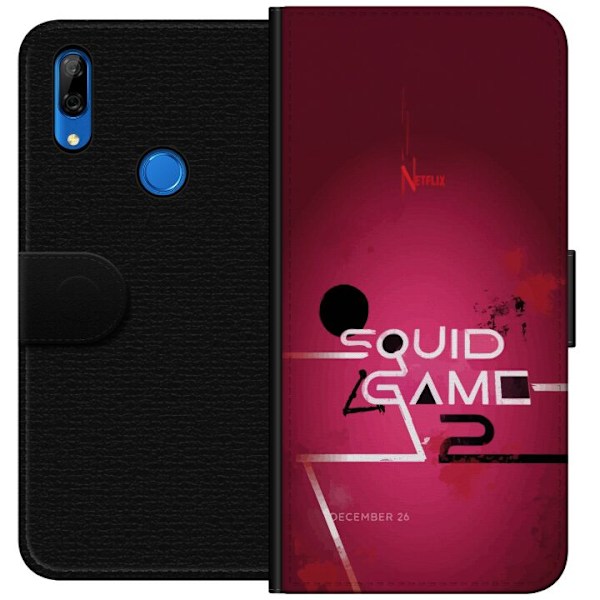 Huawei P Smart Z Lompakkokotelo Squid Game 2 - Punainen