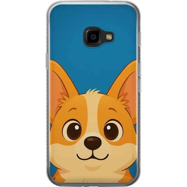 Samsung Galaxy Xcover 4 Genomskinligt Skal Hello Corgi