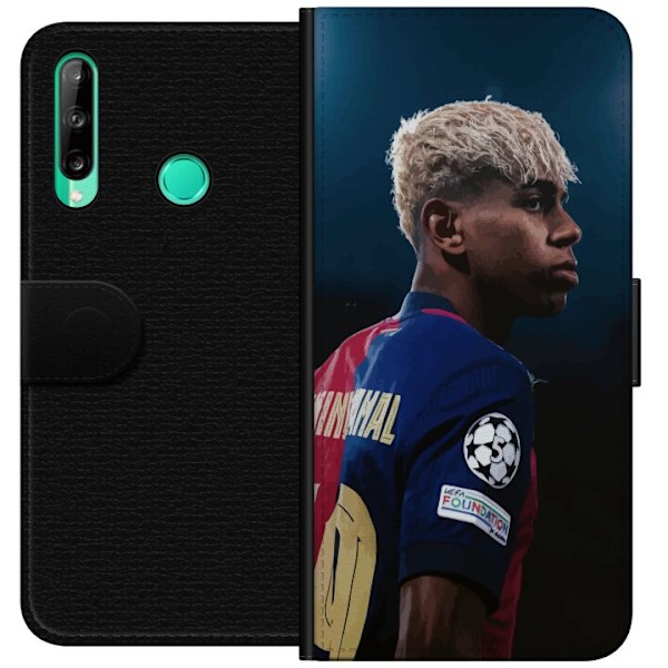 Huawei P40 lite E Lompakkokotelo Lamine Yamal - Barcelonan ihm