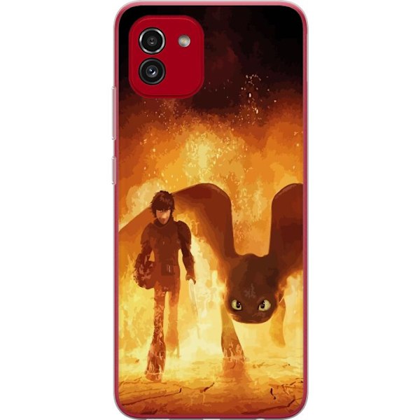 Samsung Galaxy A03 Läpinäkyvä kuori Loikkakouluttaja