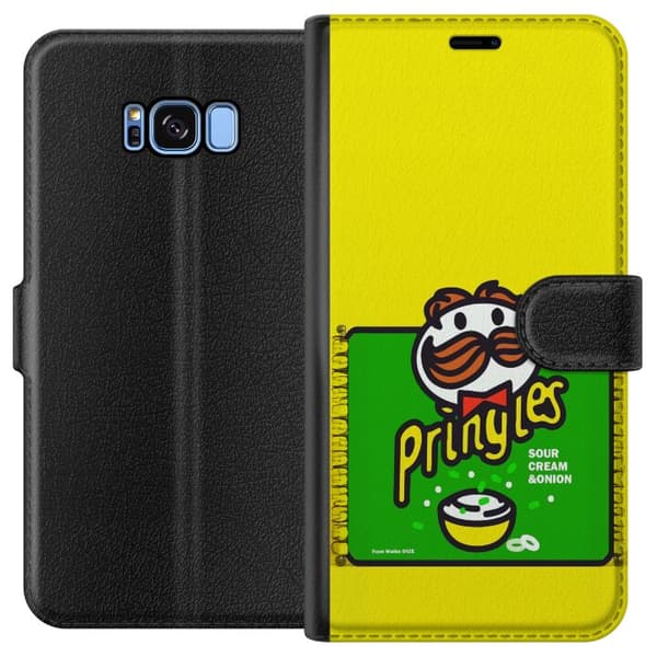 Kompatibel Tegnebogsetui til Samsung Galaxy S8 Pringles gul