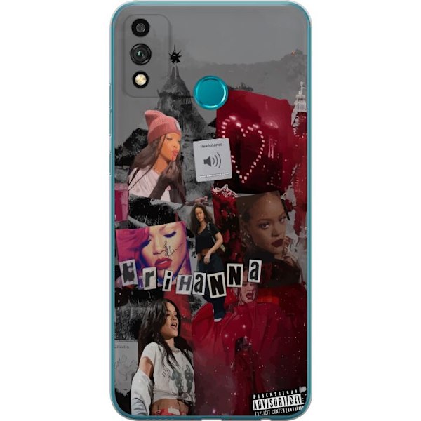 Honor 9X Lite Läpinäkyvä kuori Rihanna – Iconic Fashion M