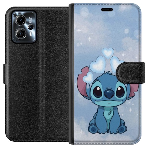 Motorola Moto G13 Lompakkokotelo Stitch Hyppäävä Ilo - Haus