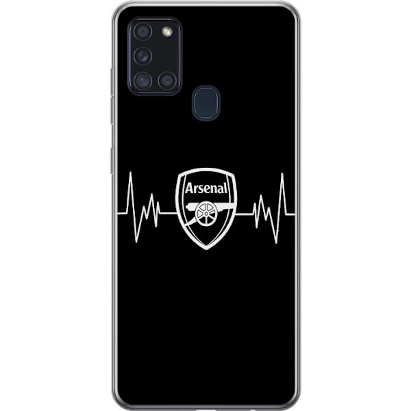Samsung Galaxy A21s Gennemsigtig cover Arsenal