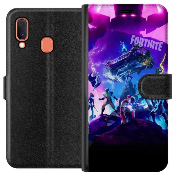 Kompatibelt Plånboksfodral till Samsung Galaxy A20e Fortnite
