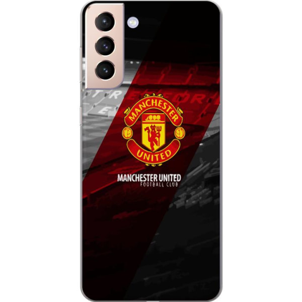 Samsung Galaxy S21 Genomskinligt Skal Manchester United