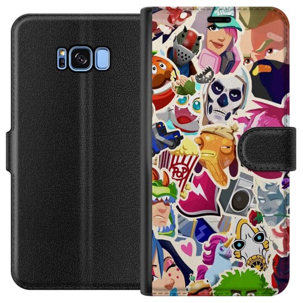 Kompatibel Tegnebogsetui til Samsung Galaxy S8 Fortnite