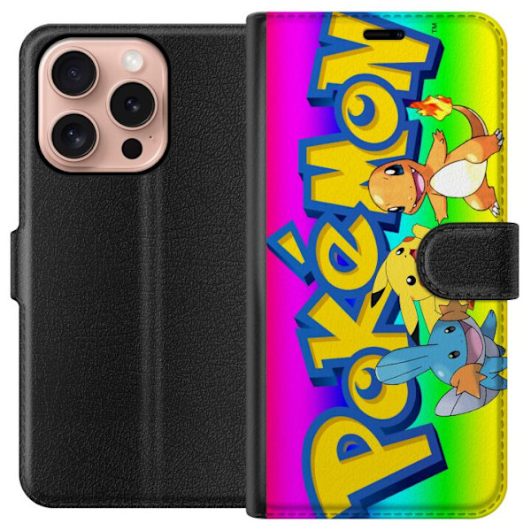 Apple iPhone 16 Pro Lompakkokotelo Pokémon