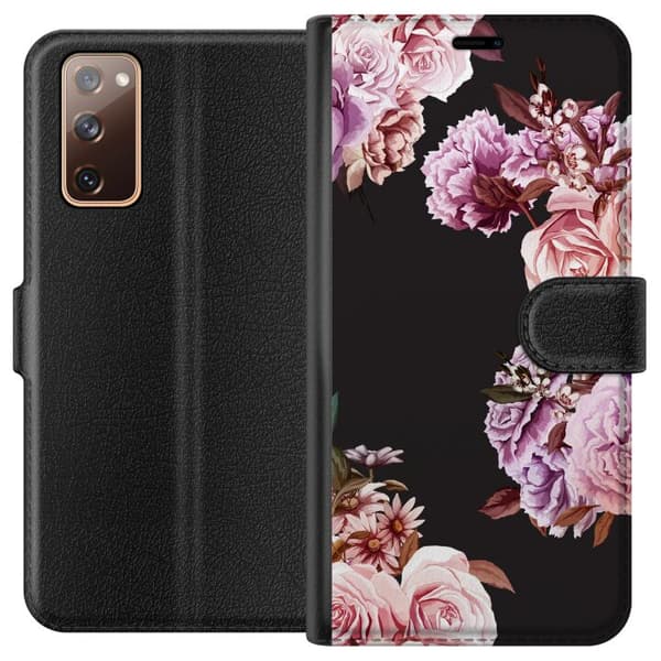 Kompatibelt Plånboksfodral till Samsung Galaxy S20 FE Blommor