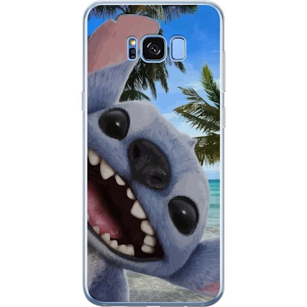 Samsung Galaxy S8+ Genomskinligt Skal Stitch mobilskal med Palmer i söt vänskapsdesign