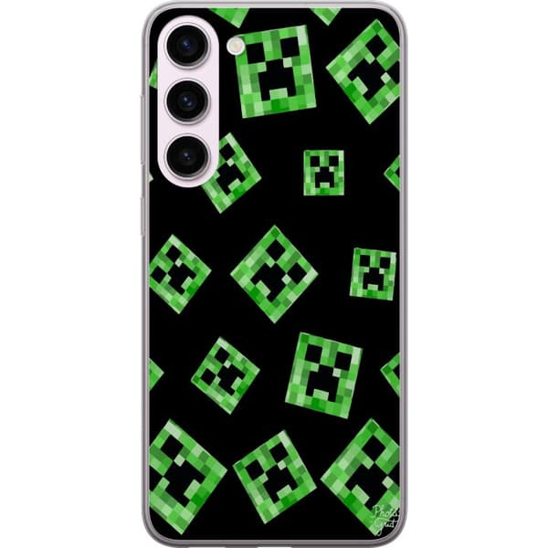 Kompatibelt Mobilskal till Samsung Galaxy S23+ Minecraft