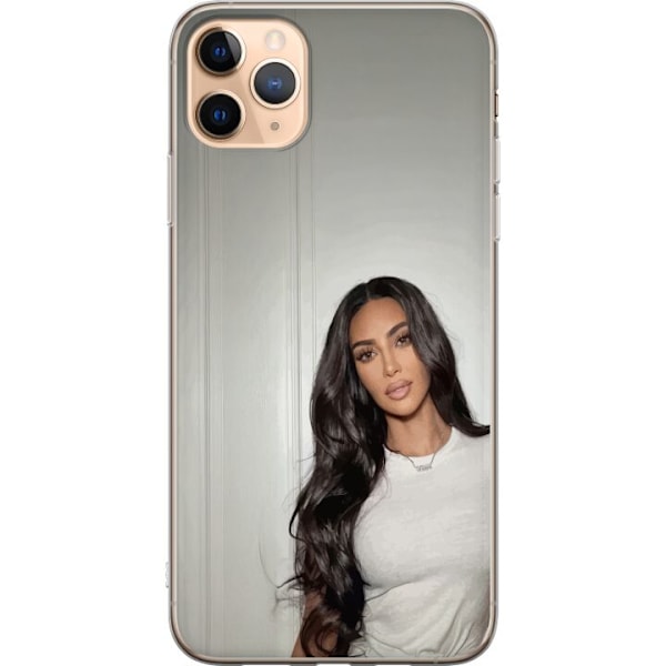 Apple iPhone 11 Pro Max Genomskinligt Skal Kim Kardashian – Iconic Style Collection