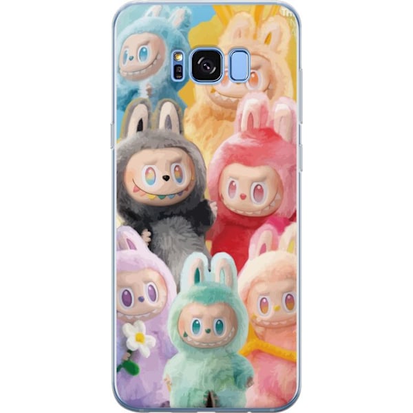 Samsung Galaxy S8 Genomskinligt Skal Labubu Sketch Style – Handritat monster i tusch