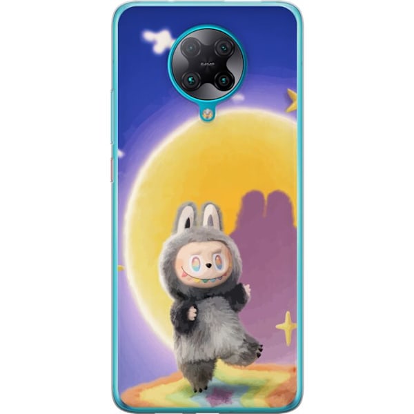 Xiaomi Poco F2 Pro Läpinäkyvä kuori Labubu Neon Pop - Neonväri pop-taiteen hirviö