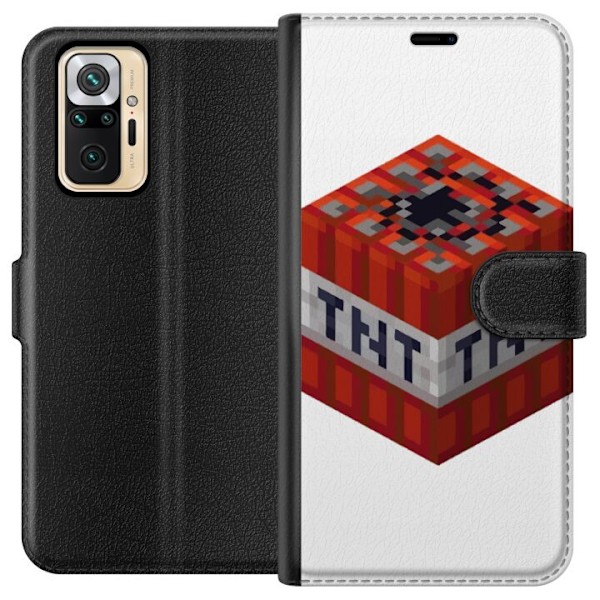 Xiaomi Redmi Note 10 Pro Plånboksfodral Minecraft TNT