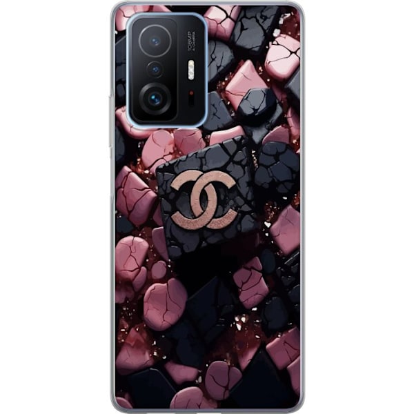 Xiaomi 11T Genomskinligt Skal Chanel Black and Pink