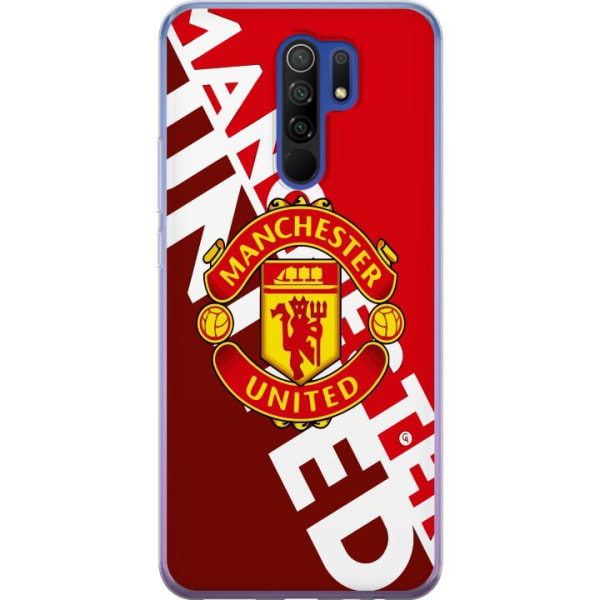 Xiaomi Redmi 9 Gennemsigtig cover Manchester United FC