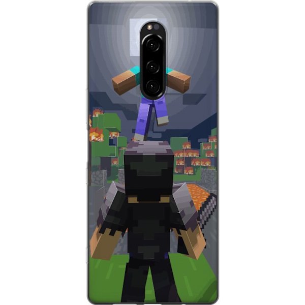 Sony Xperia 1 Läpinäkyvä kuori Minecraft