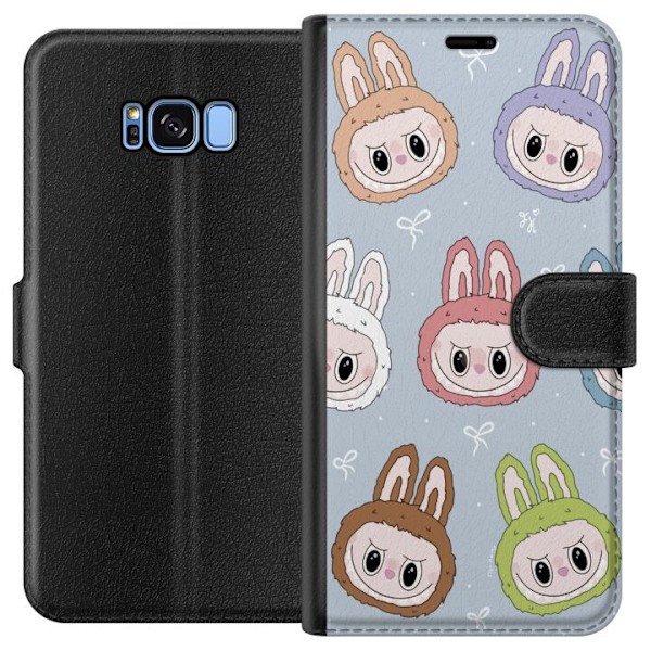 Samsung Galaxy S8 Plånboksfodral Pastel Labubu