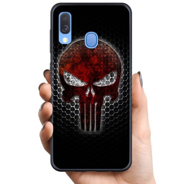 Samsung Galaxy A40 TPU Mobilcover Dødstræk