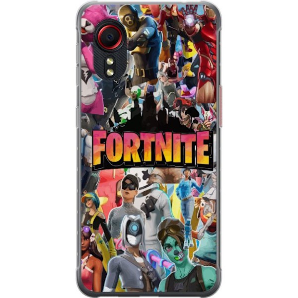 Samsung Galaxy Xcover 5 Läpinäkyvä kuori Fortnite