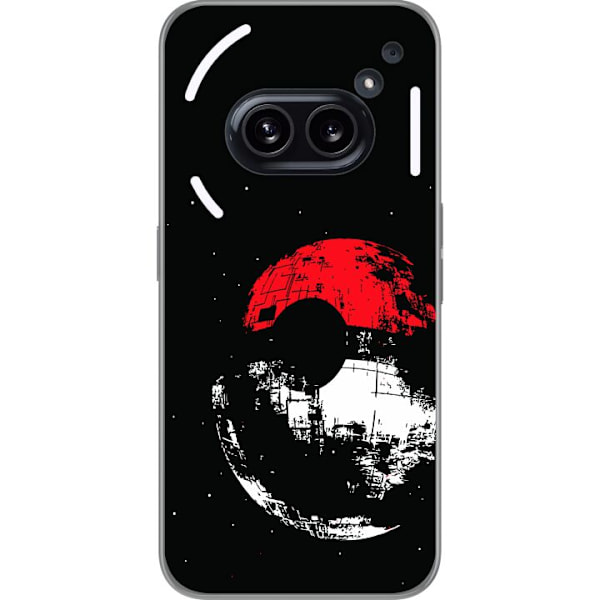 Nothing Phone (2a) Gennemsigtig cover Pokéball Death Star