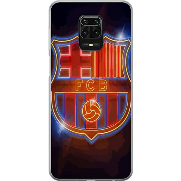 Xiaomi Redmi Note 9S Läpinäkyvä kuori FC Barcelona