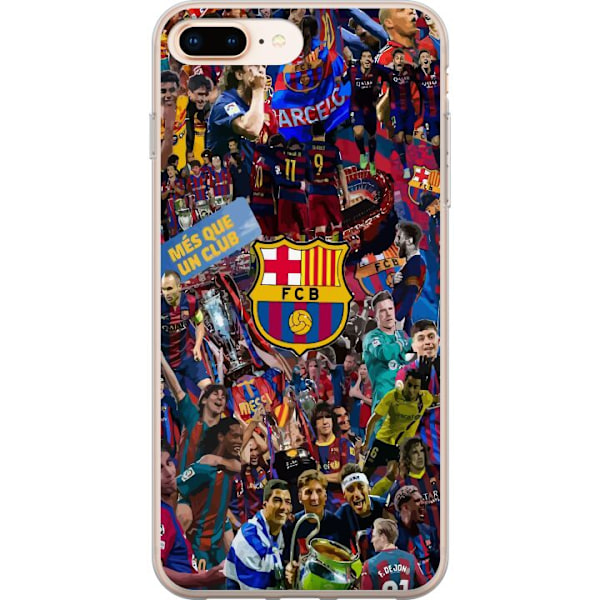 Apple iPhone 8 Plus Genomskinligt Skal I Love FCB