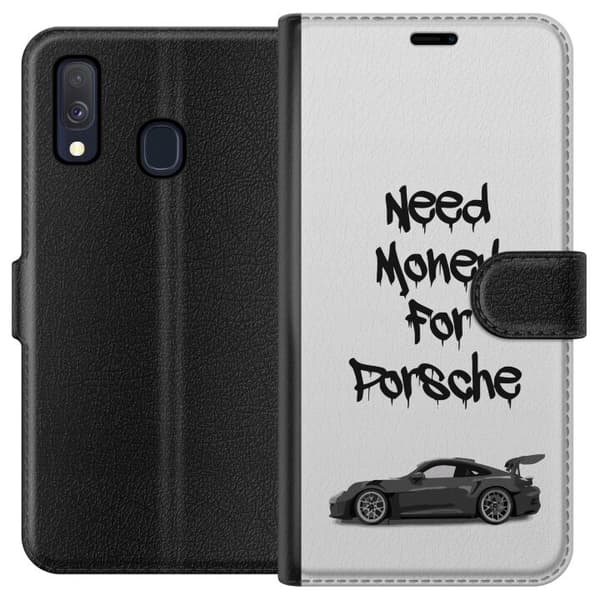 Kompatibel Tegnebogsetui til Samsung Galaxy A40 Porsche