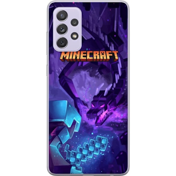Samsung Galaxy A52s 5G Läpinäkyvä kuori Minecraft