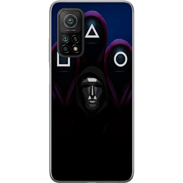 Xiaomi Mi 10T 5G Genomskinligt Skal Squid Game Säsong 3 Nya Ikoner Populär Serie TV Motiv Asiatisk Drama Trend Ikoniskt Grafisk Design