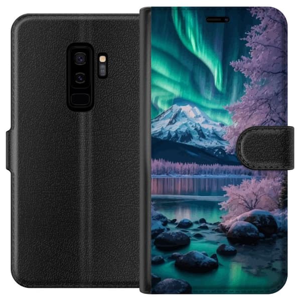 Kompatibel Tegnebogsetui til Samsung Galaxy S9+ Norrsken